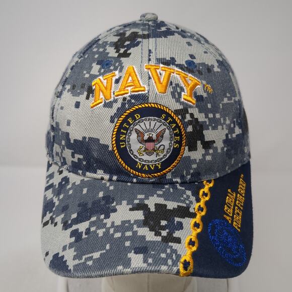 Navy A Global Force For Good Baseball Cap Multi One Size Camo United States Navy - Picture 2 of 10